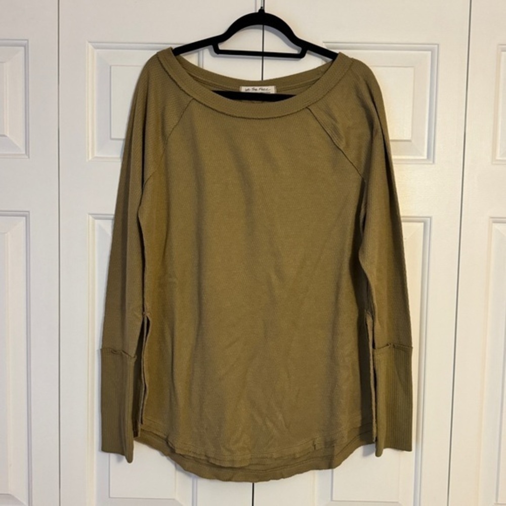 Free People | We the Free | Green Long Sleeve Thermal | L